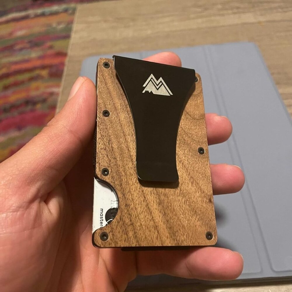 Mountain Voyage Co Minimalist Cash Strap and Money Clip Wallet